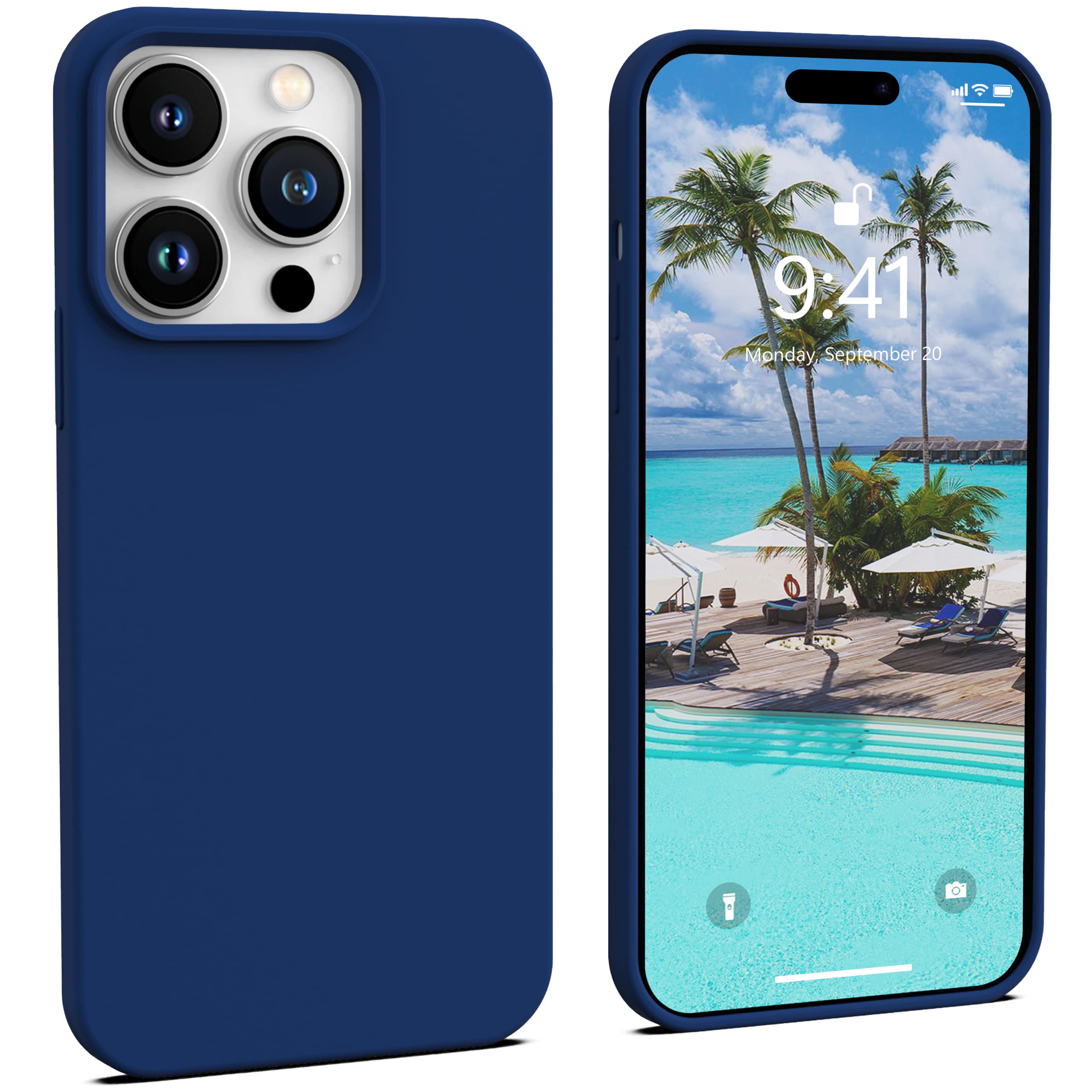 iPhone14Pro Maxケース　ネイビー Amazon.com: IceSword Compatible with iPhone 14 Pro Max Case